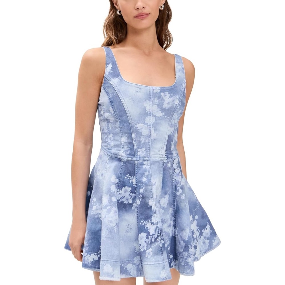 LSF LoveShackFancy Piero Denim Dress 4